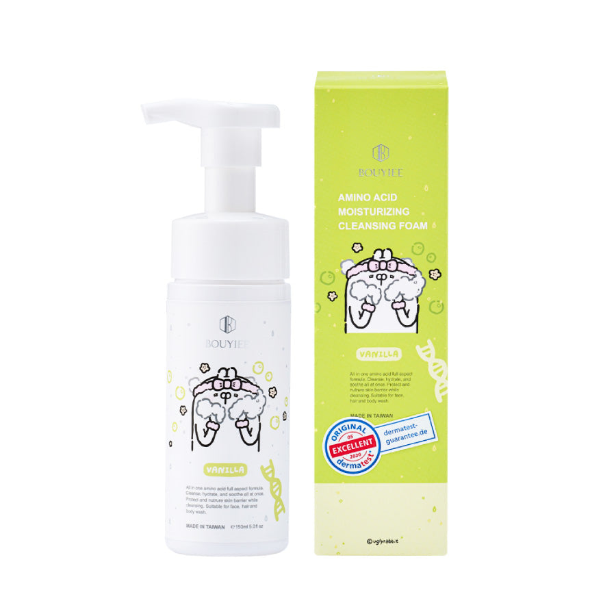 【台湾插画家联名款】胺基酸益肤全效舒缓泡泡150ml