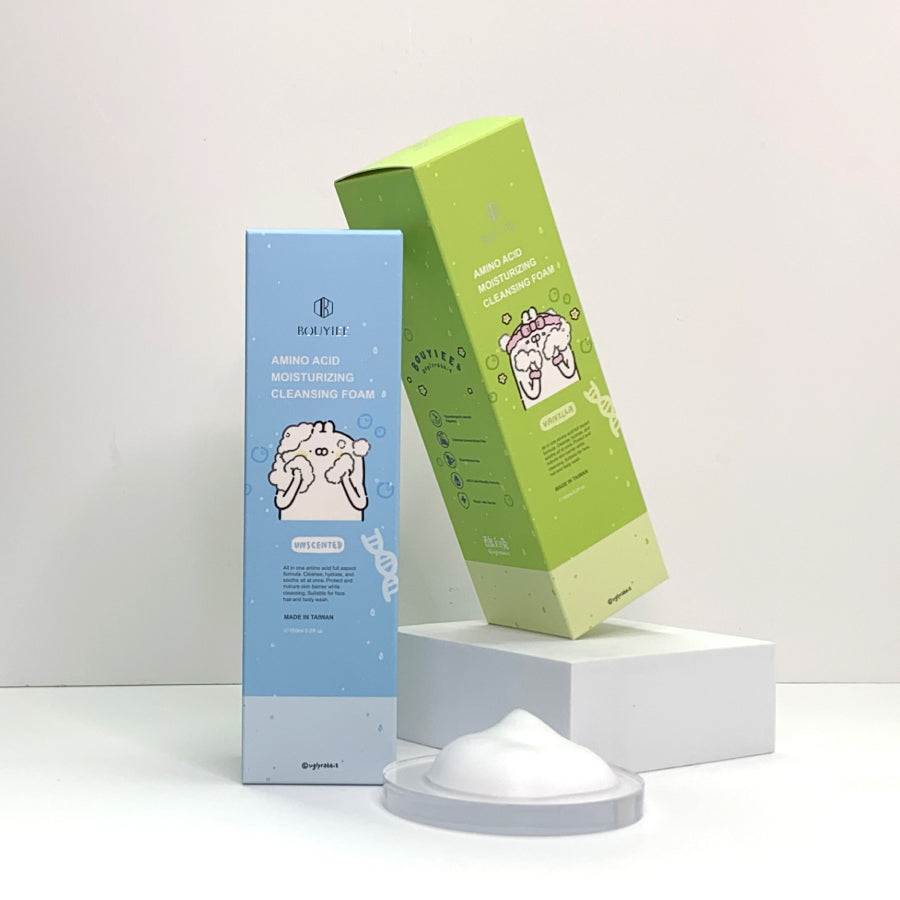 【台湾插画家联名款】胺基酸益肤全效舒缓泡泡150ml