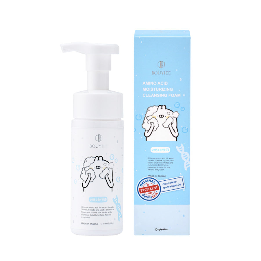 【台湾插画家联名款】胺基酸益肤全效舒缓泡泡150ml