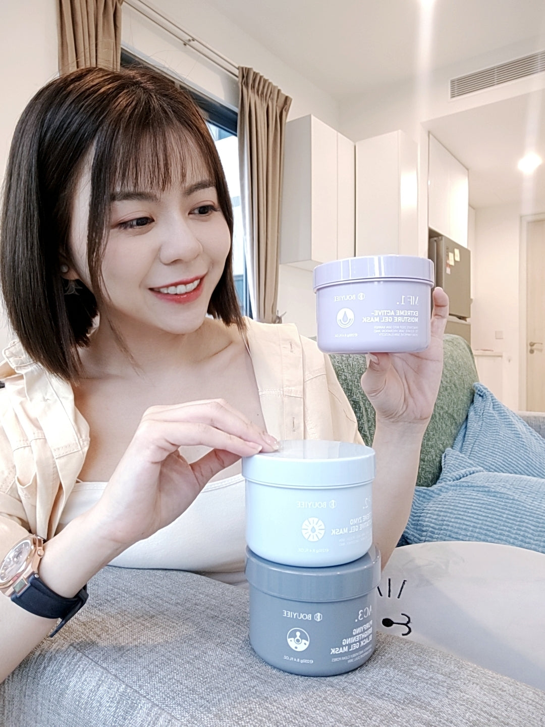 Kelly Xiu Keong 包娘娘分享：冻膜 vs. 纸片面膜，哪个更适合你？